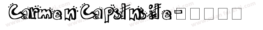 Carmen CapsInside字体转换